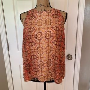 NWT patterned tank top